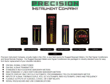 Tablet Screenshot of precisioninstrument.com